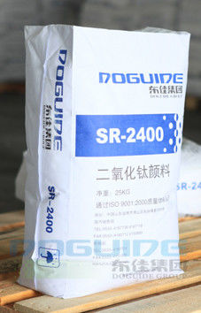 Dongjia SR-2400 Pigmen Titanium Dioksida Rutil dengan Keputihan Tinggi Ketahanan Cuaca Unggul dan Dispersi Luar Biasa