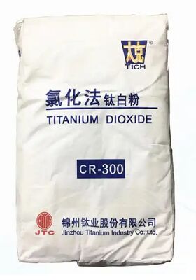 CR-300 Proses Klorida Titanium Dioksida Rutile dengan Stabilitas UV Keputihan Tinggi dan Kekuatan Menyembunyikan untuk Kertas
