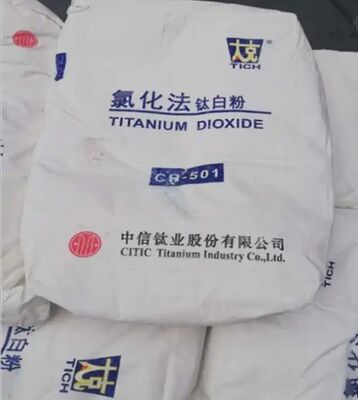 CR-501+ Proses Klorida Rutil Titanium Dioksida dengan 99,9% Rutil dan 92,5% TiO2