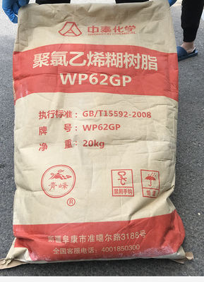 Zhongtai WP62GP Resin PVC Paste Grade dengan tingkat polimerisasi rendah, kotoran rendah dan stabilitas dispersi yang baik