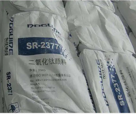 Rutile Titanium Dioxide Tio2 SR-2377 Pigmen Putih Dalam Kertas Plastik Cat