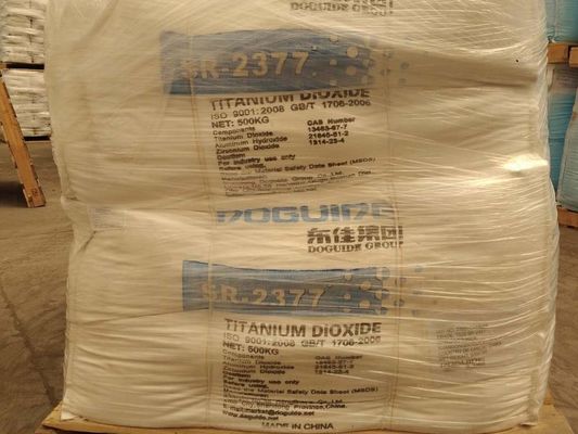 TIO2 SR-9000 Doguide CAS 13463-67-7 Titanium Dioxide Untuk Lapisan Tinta Glossy
