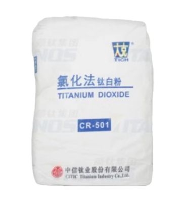 Putih Tinggi Rutil Titanium Dioxide TiO2 CR-501 Proses Klorida Jenis Umum