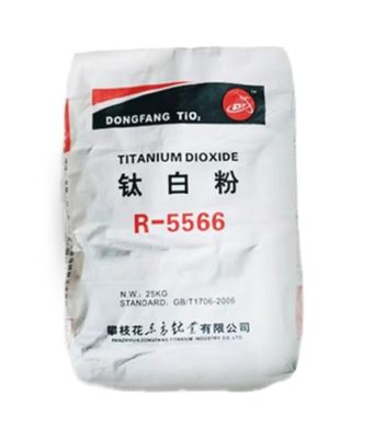 Rutile Tio2 R-5566 Proses Sulfat Titanium Dioksida Dengan Dispersibilitas yang Luar Biasa
