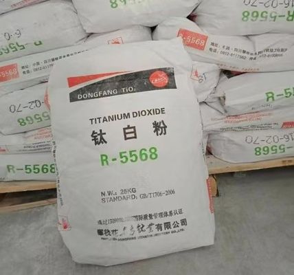 R-5568 Proses Rutil Titanium Dioksida Sulfat 94% Densitas Tinggi