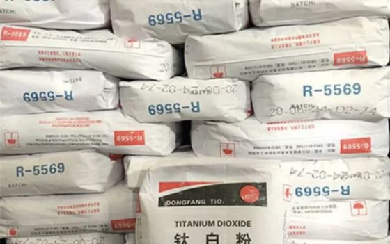 R-5569 Proses Sulfat Titanium Dioksida Rutile Tingkat Tinggi Tio2 Untuk Tinta