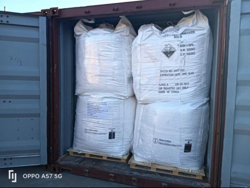 Kalium Hydroxide Cairan 48% untuk Baterai Alkaline 1500KG Drum