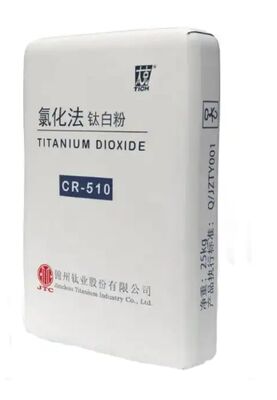 CR-510 Proses Rutil Chloride Titanium Dioxide dengan kekuatan pencelupan yang tinggi dan warna biru untuk pelapis dan plastik