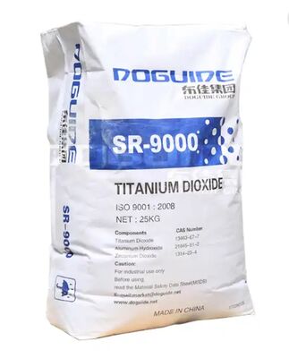Dongjia SR-9000 Zr-Al Dilapisi Pigmen Titanium Dioksida Rutil dengan Keputihan Tinggi dan Dispersibilitas Unggul