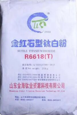 Zirconium-Aluminium Coated Rutile Titanium Dioxide R6618 dengan Keputihan Tinggi dan Dispersi yang sangat baik