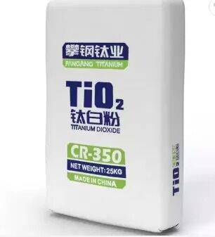 Panzhihua CR-350 Rutile Titanium Dioxide Chloride Process Grade dengan high gloss, weather resistance, dan dispersibility yang sangat baik