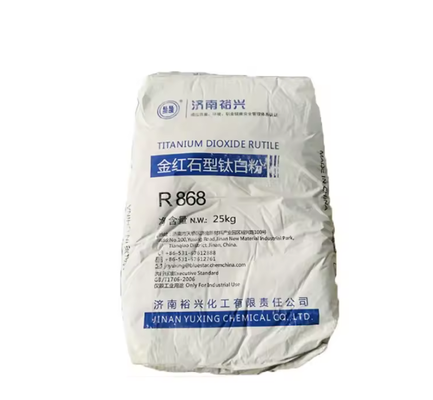 Bluestar Jinan Yuxing R868 Rutile Titanium Dioxide dengan Keputihan Tinggi Kekuatan Tinting Tinggi dan Absorpsi Minyak Rendah
