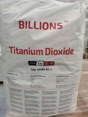 LB Group BILLIONSTM BLR-698 Rutile Titanium Dioxide dengan Zr-Al Double Coating, Partikel Ultra-Fine, dan Low Oil Absorption untuk Dispersi Superior