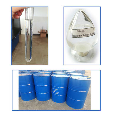 99,9% Titanium Tetrachloride TiCl4 Cairan transparan 7550-45-0 Paket Tangki ISO