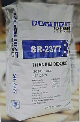 Doguide SR-2377 Rutile Type Titanium Dioxide CAS 13463-67-7 Untuk Plastik