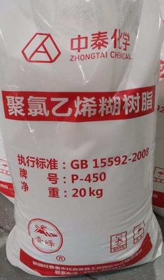 Zhongtai P-450 Emulsi Pasta PVC Resin CAS No 9002-86-2