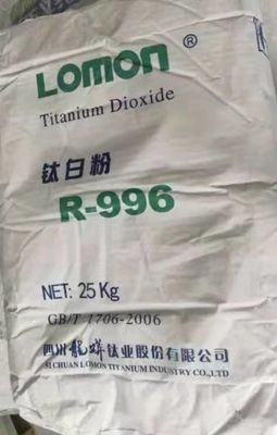 97% Proses Sulfat Tio2 Rutil Lomon R-996 25kg/Bag
