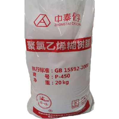 Zhongtai P-450 Emulsi Pasta PVC Resin CAS No 9002-86-2