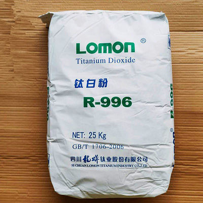Proses Sulfat Bubuk Titanium Dioksida Rutil TiO2 Penggunaan Umum Lomon Miliaran R-996
