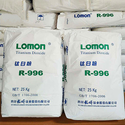 Proses Sulfat Bubuk Titanium Dioksida Rutil TiO2 Penggunaan Umum Lomon Miliaran R-996