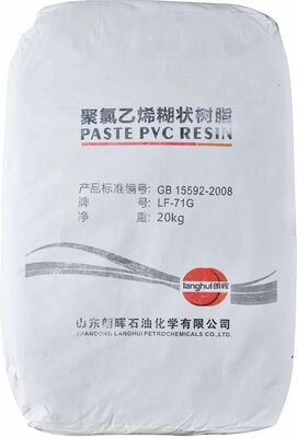 LF-71G High Polymer PVC Paste Resin dengan Tingkat Polimerisasi Tinggi 1700±100, Viscositas Tipe B Rendah 3500±1500 mPa*s dan VCM Ultra-Rendah ≤5,0 μg/g